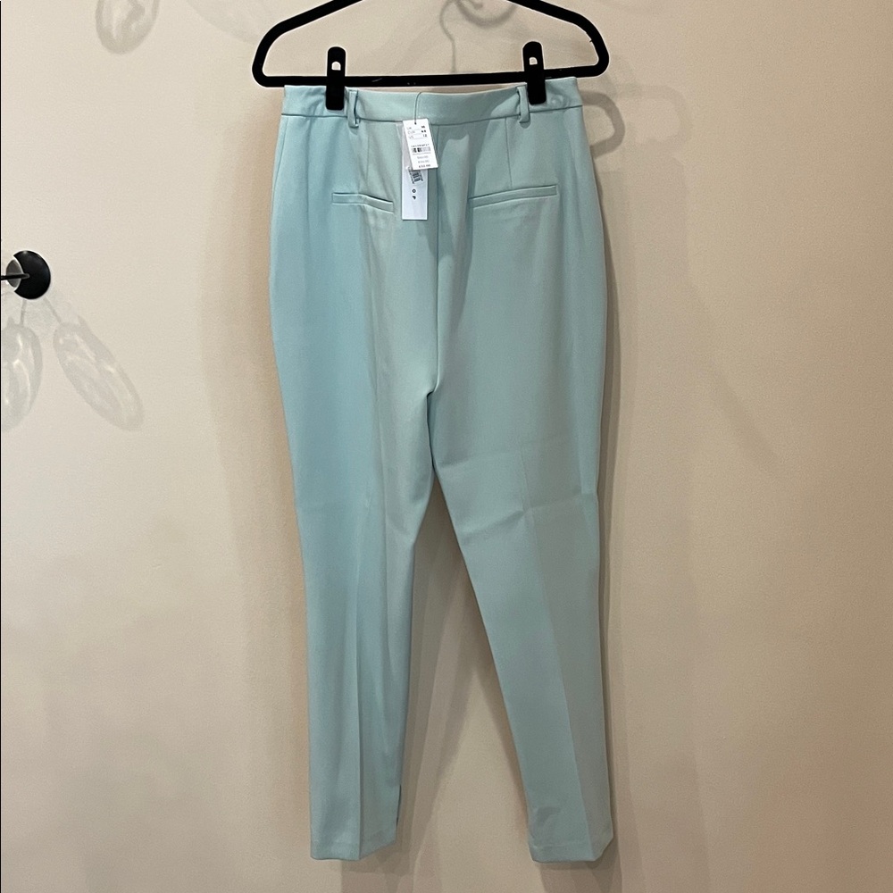 NWT Topshop Mint Green Belted Suit - Blazer & Pants - Picture 10 of 11